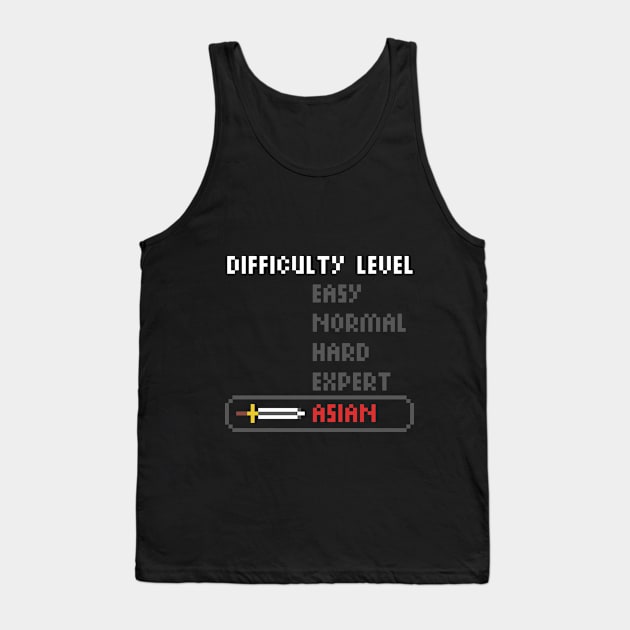 Difficulty Level: Asian Tank Top by GraphicsGarageProject